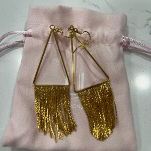 Uncommon James Gold Fringe Earrings